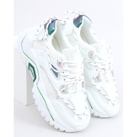 Zapatilla Berta White blanco verde 3
