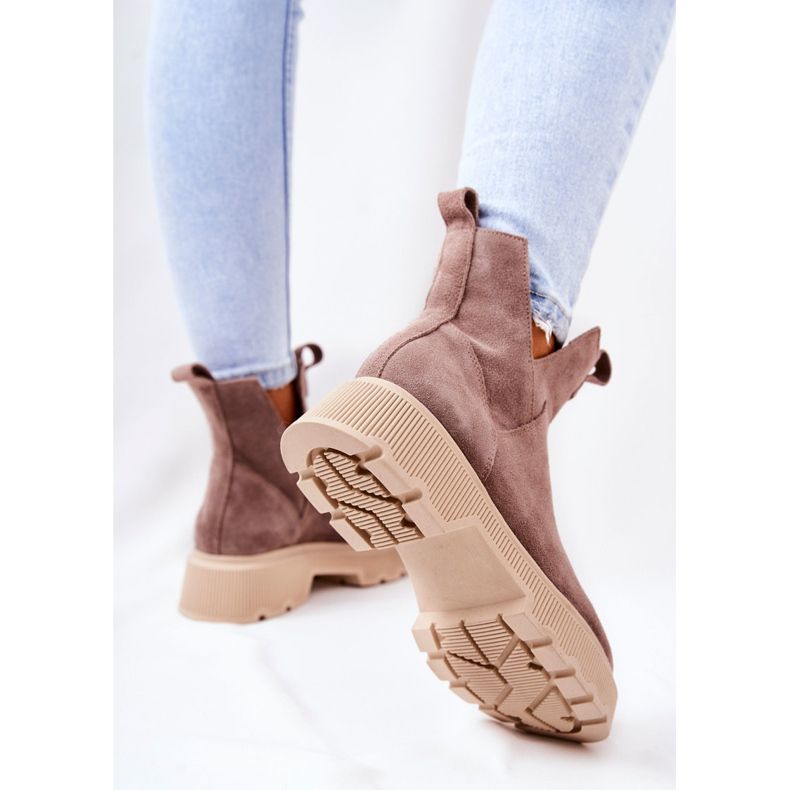 Lewski Shoes Botas de ante Workery Lewski 3104 / P Cappucino beige 1