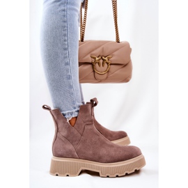 Lewski Shoes Botas de ante Workery Lewski 3104 / P Cappucino beige 5