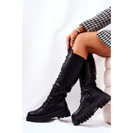 PG2 Botas Kannies negras con cordones altos y cálidos negro 1 PG2 Botas Kannies negras con cordones altos y cálidos negro 1