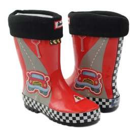 American Club Chanclos con aislamiento térmico grado II negro rojo gris 3