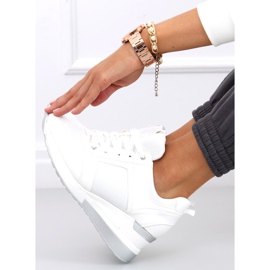 Zapatillas Wisto White con cuña blanco 3