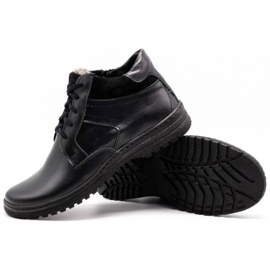 KOMODO Zapato piel invierno hombre negro 907K 3