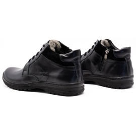 KOMODO Zapato piel invierno hombre negro 907K 7