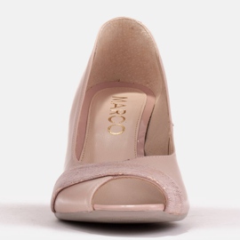 Marco Shoes Zapatos Marco 1095P rosas rosado dorado 2