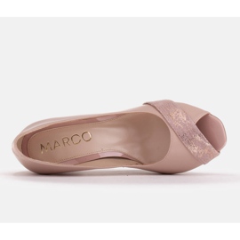Marco Shoes Zapatos Marco 1095P rosas rosado dorado 5