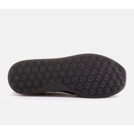 Marco Shoes Zapatillas de suela gruesa de cuero natural blanco negro 4