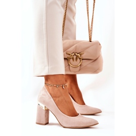 Lewski Shoes Zapatos De Salón De Ante Lewski 3117 Beige 4
