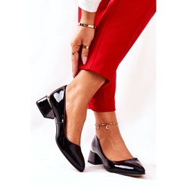 Lewski Shoes Zapatos De Salón De Piel Lacada Lewski 3118 Negro 3