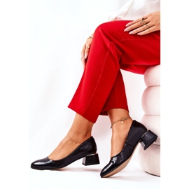 Lewski Shoes Salón Piel Serpiente Lewski 3118 Negro 7