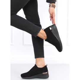 Zapatos cuña Biflo Negro 2