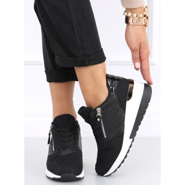 Zapatillas Karita Black con cuña negro 5