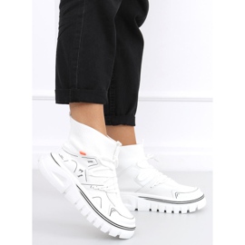Calcetines deportivos Malin White blanco 4