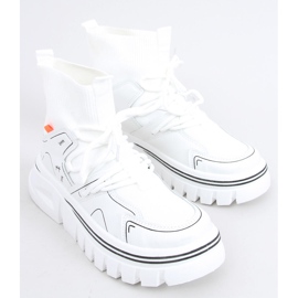 Calcetines deportivos Malin White blanco 5