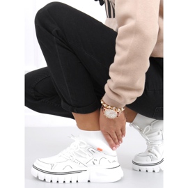 Calcetines deportivos Malin White blanco 2