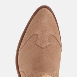 Marco Shoes Bota cowboy ante natural beige 2