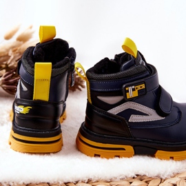 PJ2 Botas de Abrigo Infantil con Velcro Azul Marino Fruzio 2 PJ2 Botas de Abrigo Infantil con Velcro Azul Marino Fruzio 2