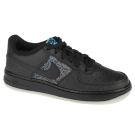 Calzado Nike Air Force 1 Low Gs Jr DN1434-001 negro azul 1 Calzado Nike Air Force 1 Low Gs Jr DN1434-001 negro azul 1