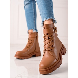 Sixth Sense Tramperos con estilo con hebilla marrón 2