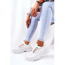 PM1 Zapatos deportivos en la plataforma blanca Flynn blanco 1