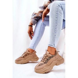 PM1 Zapatos deportivos en la plataforma beige Flynn 6