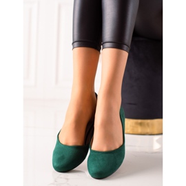 Sabatina Zapatos de tacón de ante verde 2