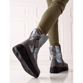 Weide Botas de nieve cálidas y cómodas negro 4