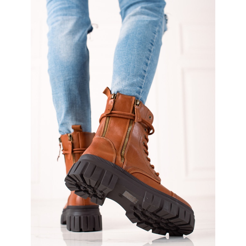 Diamantique Trabajadores con deslizadores decorativos marrón 1