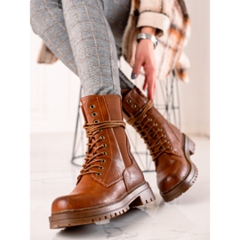 Super Mode Botas de tramperos casuales marrón 1