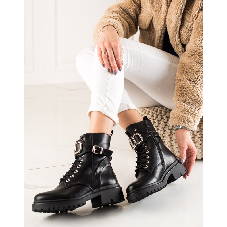 Diamantique Trabajadores elegantes con adorno negro 1