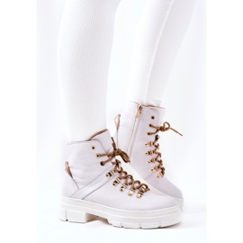 PF1 Botas aislantes de piel Brescia blanca blanco 4
