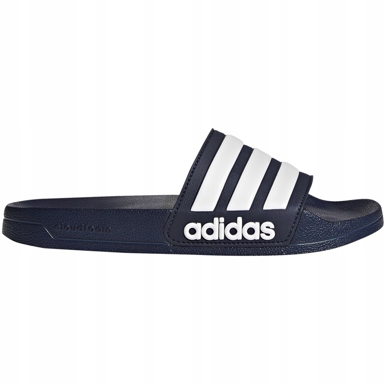 Zapatillas Adidas Adilette Shower AQ1703 blanco azul marino 1