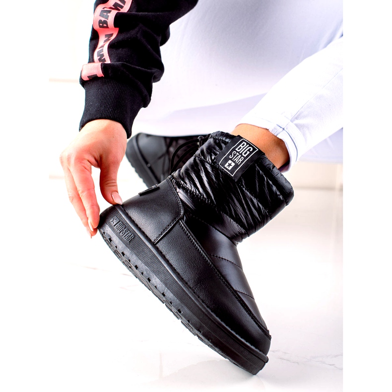 Botas de nieve para mujer Big Star II274120 Black negro 1 Botas de nieve para mujer Big Star II274120 Black negro 1