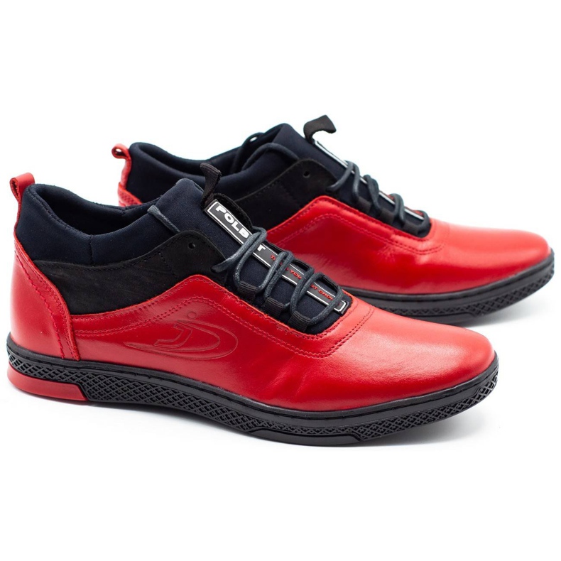 Polbut Botas de invierno para hombre rojas K27F rojo 2