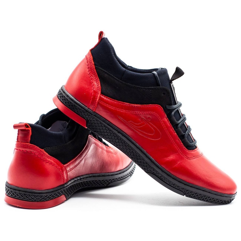 Polbut Botas de invierno para hombre rojas K27F rojo 3