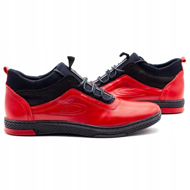 Polbut Botas de invierno para hombre rojas K27F rojo 4