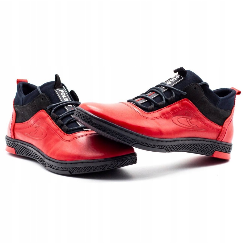 Polbut Botas de invierno para hombre rojas K27F rojo 5