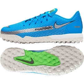 Calzado de fútbol Nike Phantom Gt Academy Tf Jr CK8484 400 azul azul 1