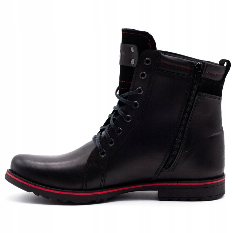 Olivier Zapatos de invierno para hombre 237 negro 1