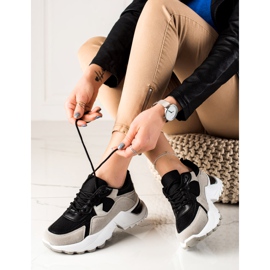 Sweet Shoes Zapatillas grises y negras negro 4