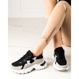 Sweet Shoes Zapatillas grises y negras negro 3