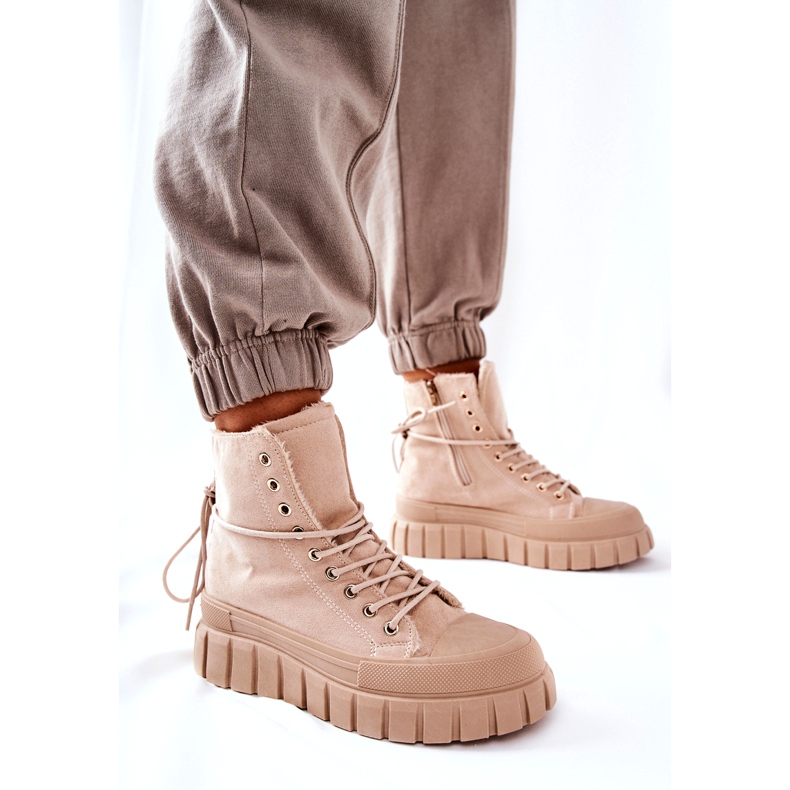 PH1 Zapatillas Cálidas En La Plataforma Beige Marlow 3