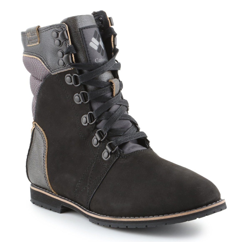 Botas para mujeres Columbia Veintice Ave WP Mid BL2769-010 Negro 3