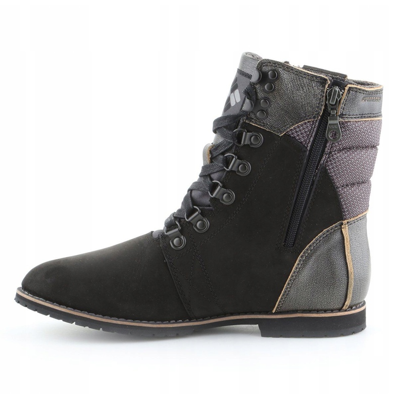Botas para mujeres Columbia Veintice Ave WP Mid BL2769-010 Negro 4