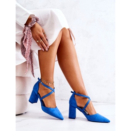 PS1 Zapatos De Salón De Mujer Con Tacón En Spitz Blue Future azul 6
