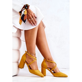 PS1 Zapatos De Tacón De Mujer En Spitz Yellow Future amarillo 4