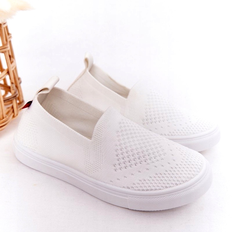 Zapatillas sin cordones Big Star HH374105 blancas sin cordones para niños blanco 1