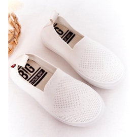 Zapatillas sin cordones Big Star HH374105 blancas sin cordones para niños blanco 2