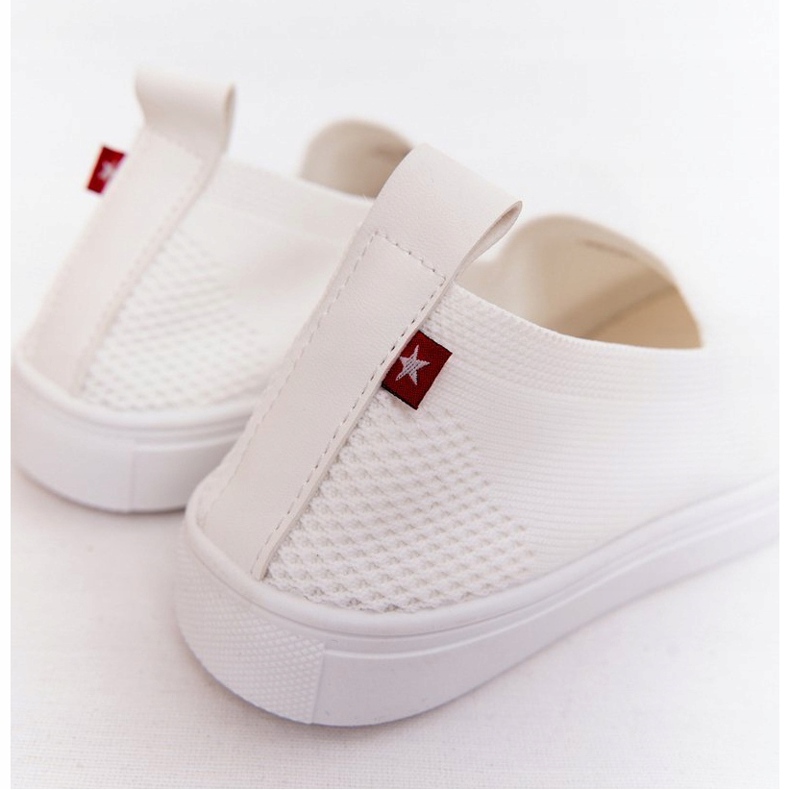 Zapatillas sin cordones Big Star HH374105 blancas sin cordones para niños blanco 4