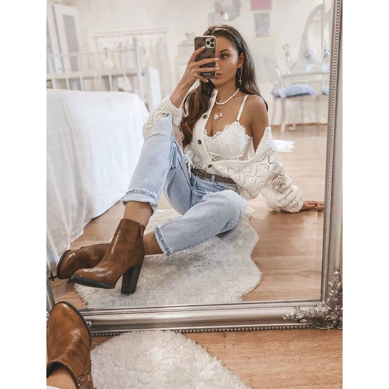 Botines marrones en el post de Zahara marrón 1